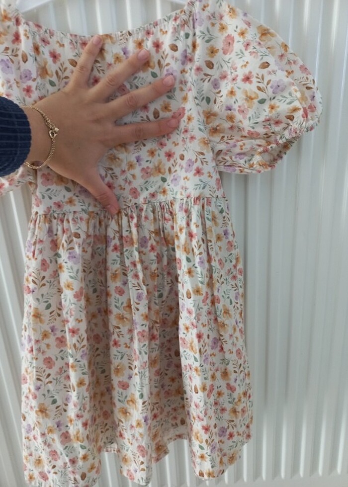 Kız Çocuk Vintage Elbise - Görsel 5