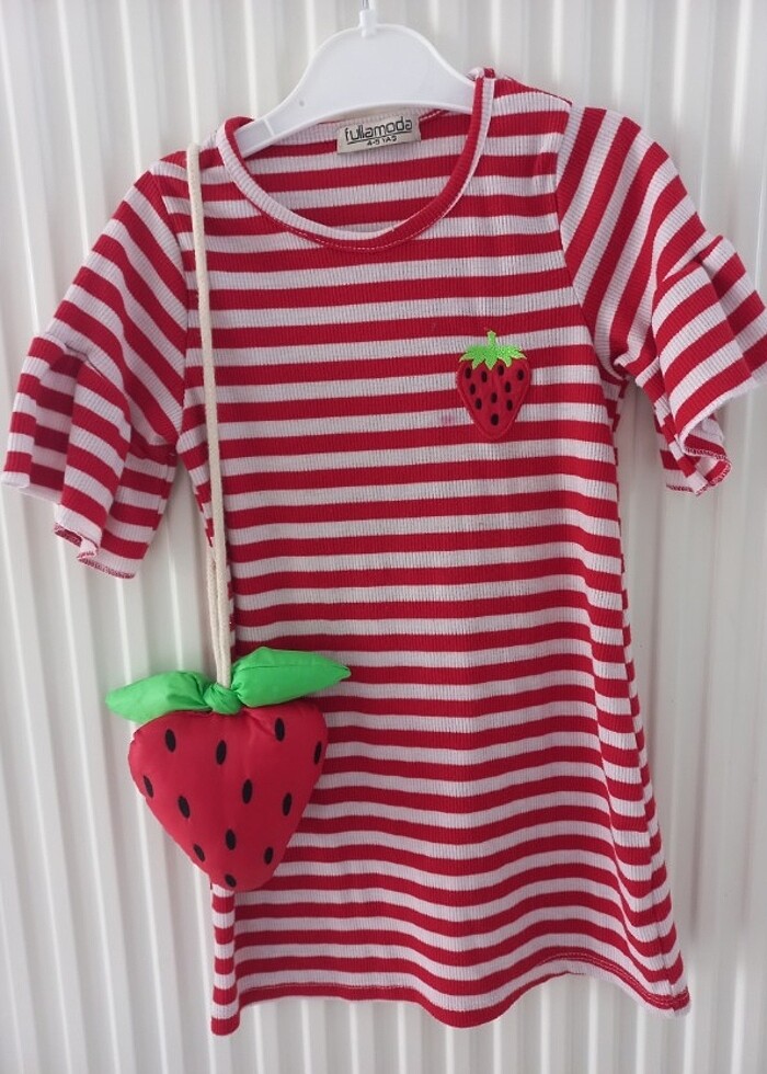 Kız Çocuk Elbise Aksesuar Hediyeli - Görsel 4