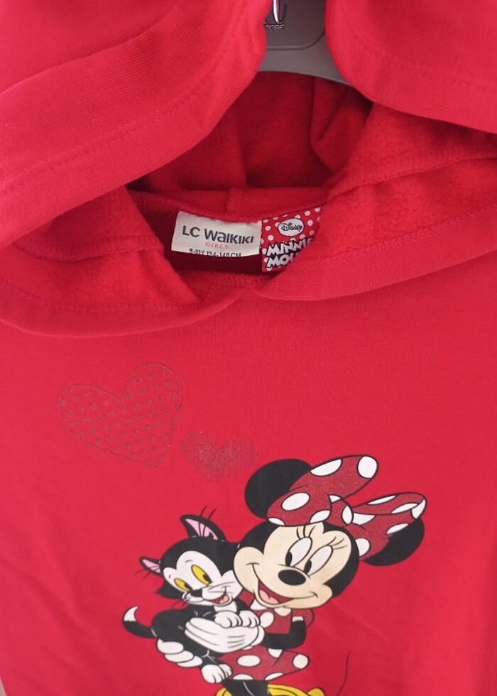 Kız çocuk kapişonlu polar elbise - Görsel 2