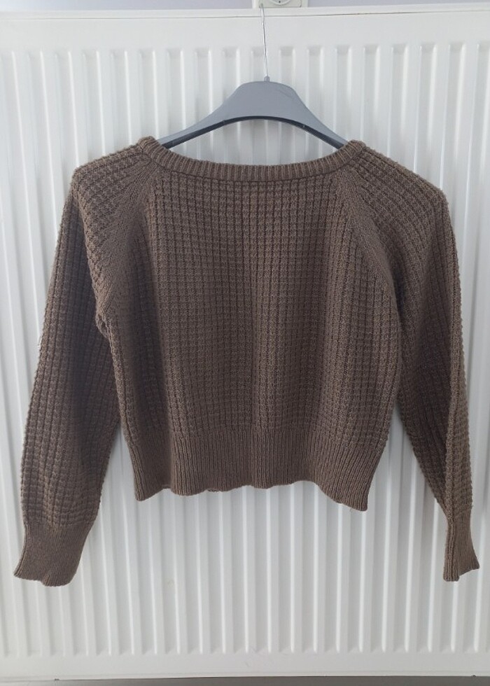 Kadın Triko Crop - Görsel 2