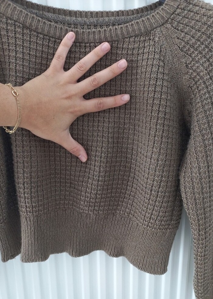 Kadın Triko Crop - Görsel 4