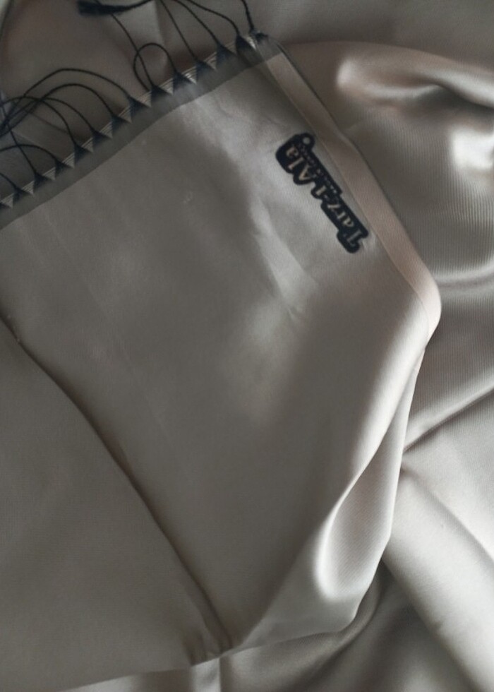 3 adet çift taraflı tafta şal  - Görsel 3