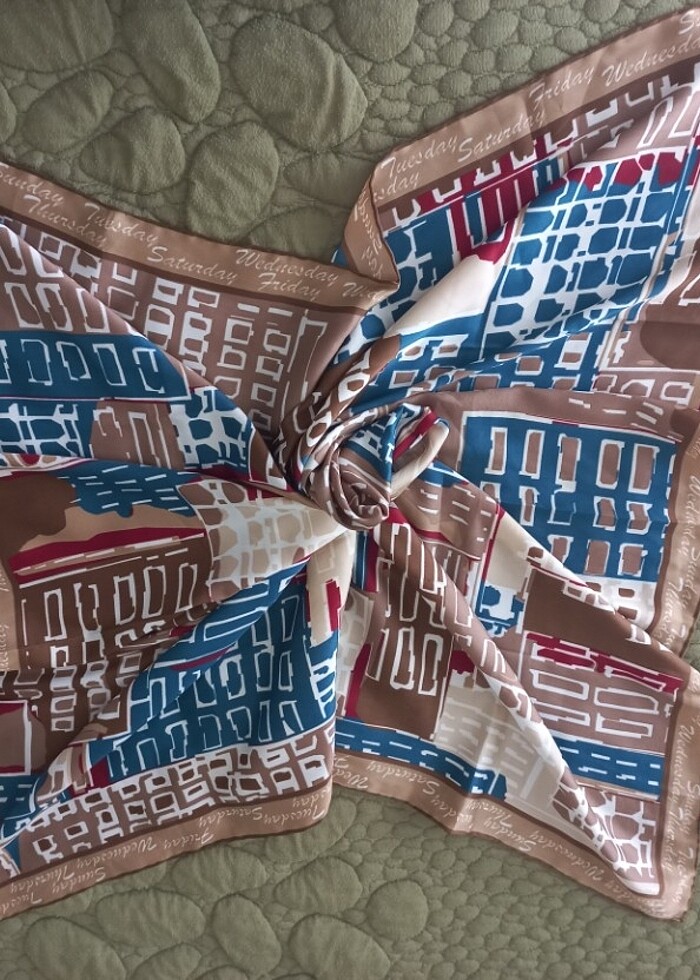 Kadın 2 adet eşarp  - Görsel 3