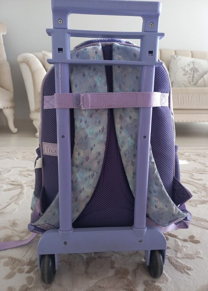 Frozen Elsa Çocuk Çekçekli Okul Çantası - Görsel 5