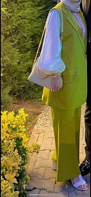 Diğer Ahel taşlı yelekli takım