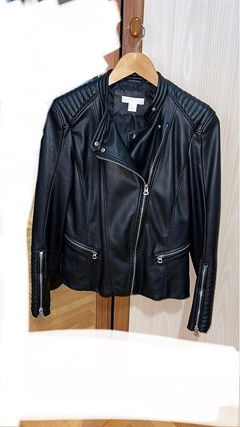 H&M Suni Deri Ceket