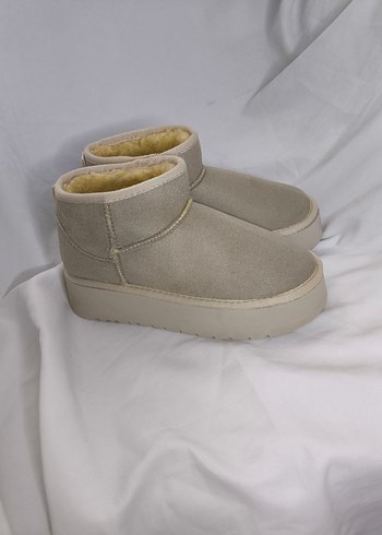 UGG PLATFORM BEJ RENK - Görsel 5