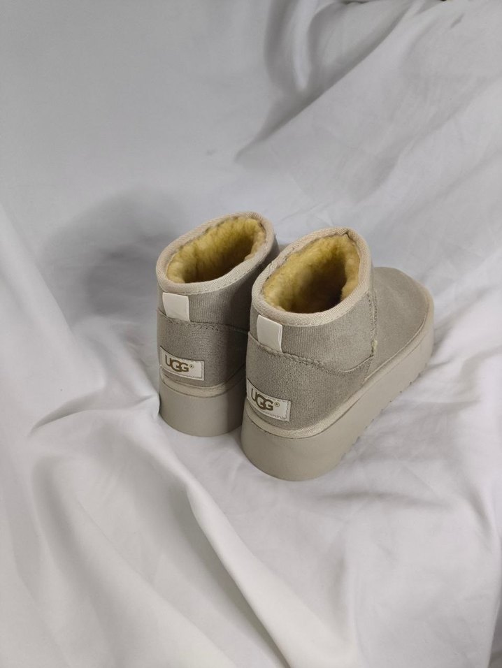 UGG PLATFORM BEJ RENK - Görsel 4