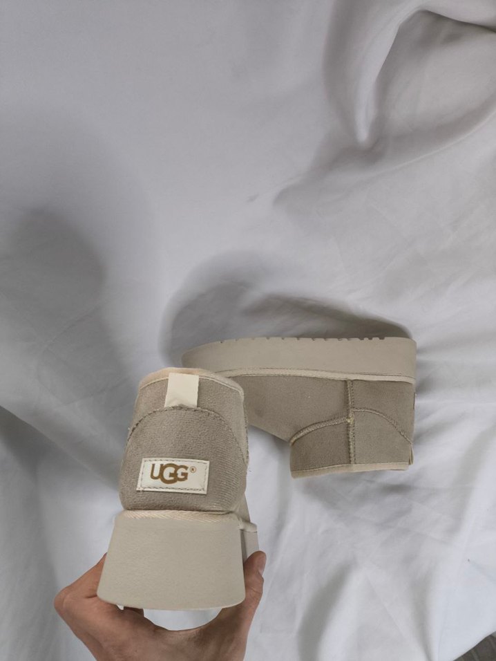UGG PLATFORM BEJ RENK - Görsel 2