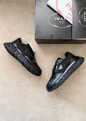 Prada Siyah Baskılı Erkek Spor Ayakkabı - Görsel 3