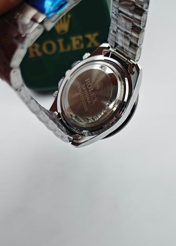 Rolex Beyaz Klasik Erkek Saat - Görsel 2
