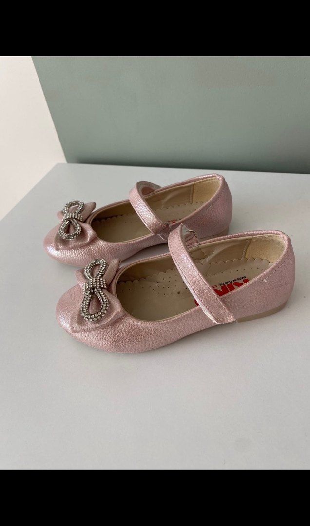 Kız Çocuk Pembe Parlak Babet - Görsel 5
