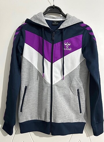 Hummel Fermuarlı Kapüşonlu Sweatshirt