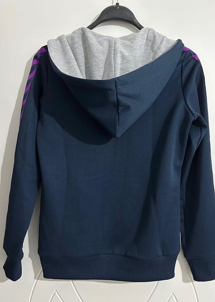 Hummel Fermuarlı Kapüşonlu Sweatshirt - Görsel 4