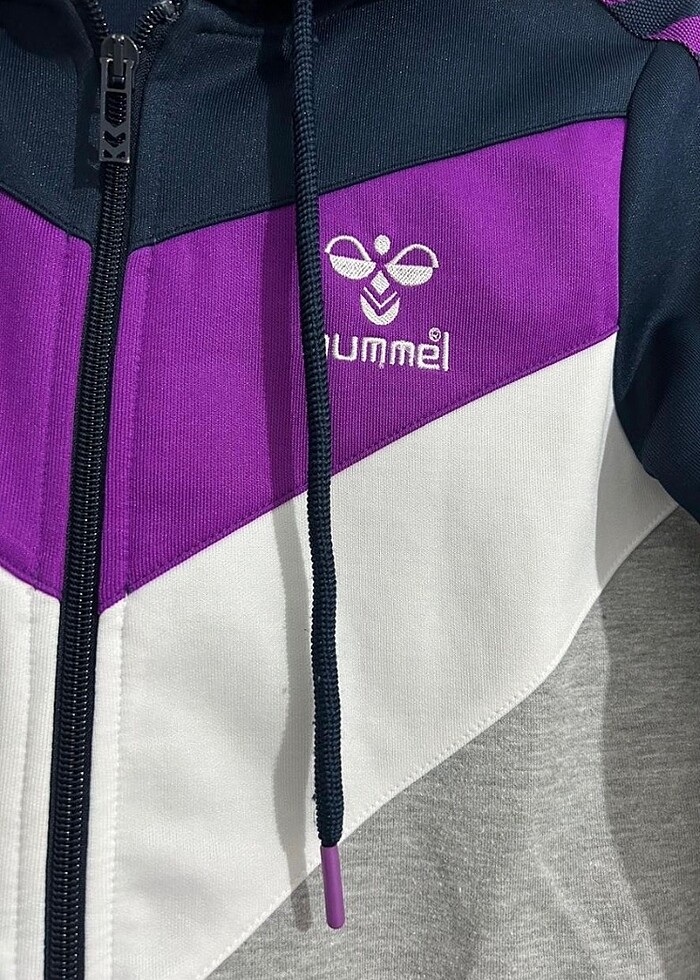 Hummel Fermuarlı Kapüşonlu Sweatshirt - Görsel 2