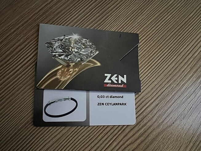 Zen pırlantalı bileklik unisex kadın erkek model