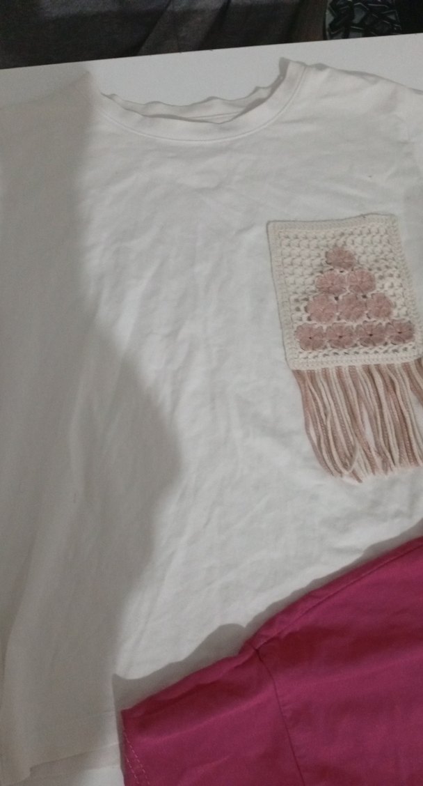 Kız Çocuk Pembe Baskılı Kısa Kollu Tişört 2si 100tl - Görsel 2