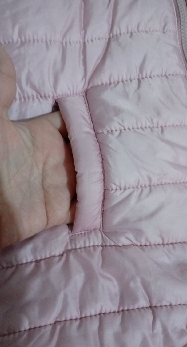 Kız Çocuk Kapüşonlu Fermuarlı Pembe Yelek - Görsel 2