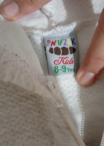 Kız Çocuk Gri Kapüşonlu Kolsuz Yelek - Görsel 6