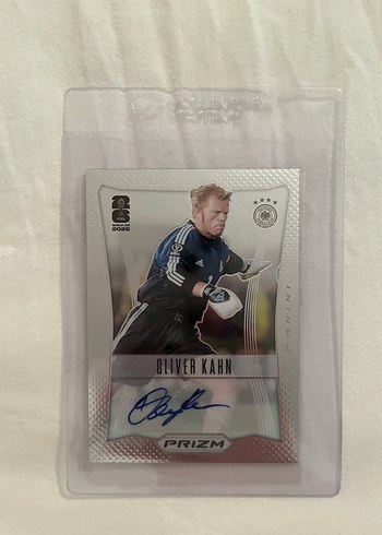 Oliver Kahn İmzali Almanya Prizm Futbol Karti