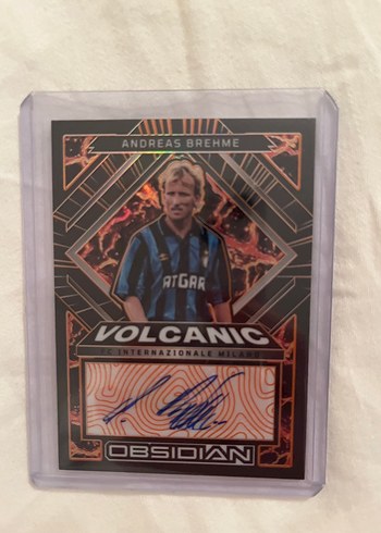 Andreas Brehme Volcanic Obsidian Futbol Karti İmzali