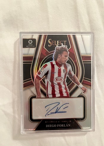 Diego Forlan İmzali Panini Select Futbol Karti