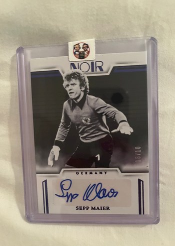 Sepp Maier 10 İmza Futbol Karti