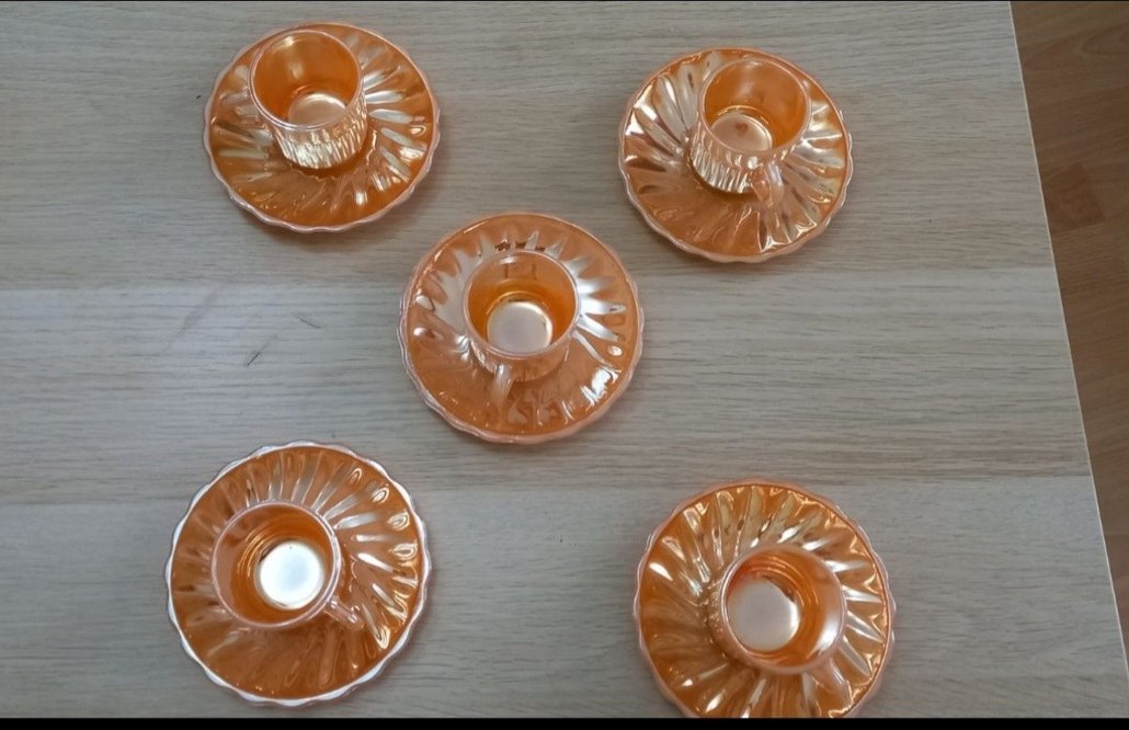 5'Lİ 60 YILLIK ŞIK FİNCAN TAKİMİ - Görsel 2