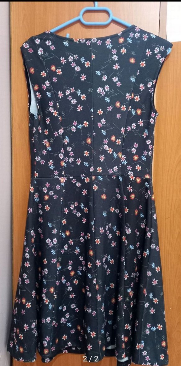 Çiçek Desenli Bohem Midi Elbise - Görsel 2