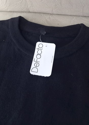 Siyah Kadın Rahat Kesim Sweatshirt - Görsel 4