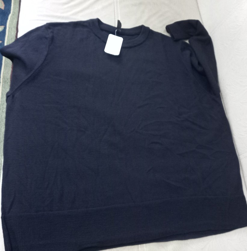 Siyah Kadın Rahat Kesim Sweatshirt - Görsel 2