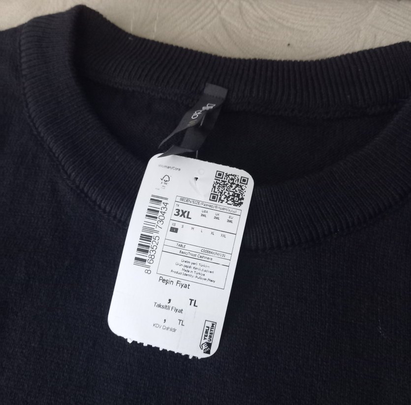 Siyah Kadın Rahat Kesim Sweatshirt - Görsel 3