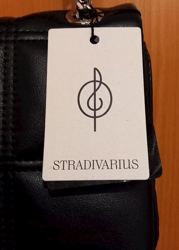 Zincir Detaylı Siyah Deri Kadın Çanta - Görsel 2