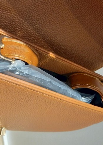 Spor Klasik Kahverengi Deri Kadın Çanta - Görsel 2