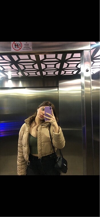 bershka crop mont