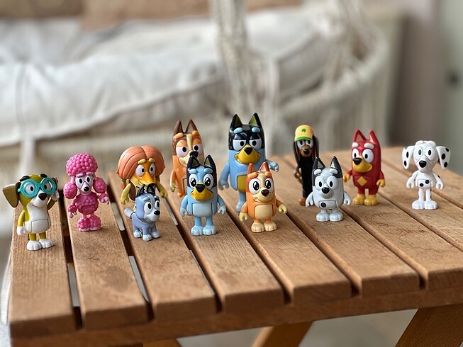 BLUEY BİNGO ve Arkadaşları 12?li Figür Set