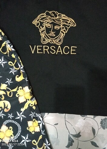 l Beden siyah Renk Versace ikili takim