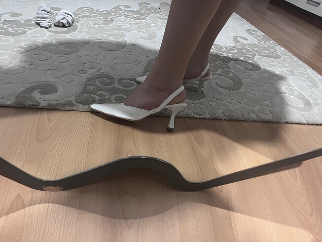 Diğer Beyaz topuklu ayakkabı
