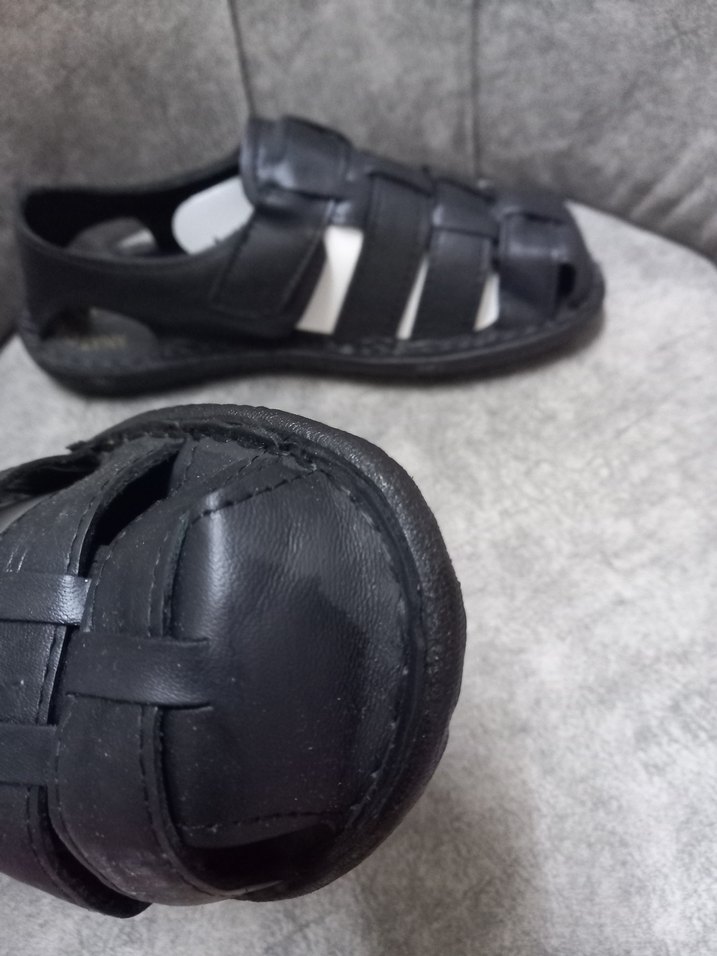 erkek deri sandalet - Görsel 4