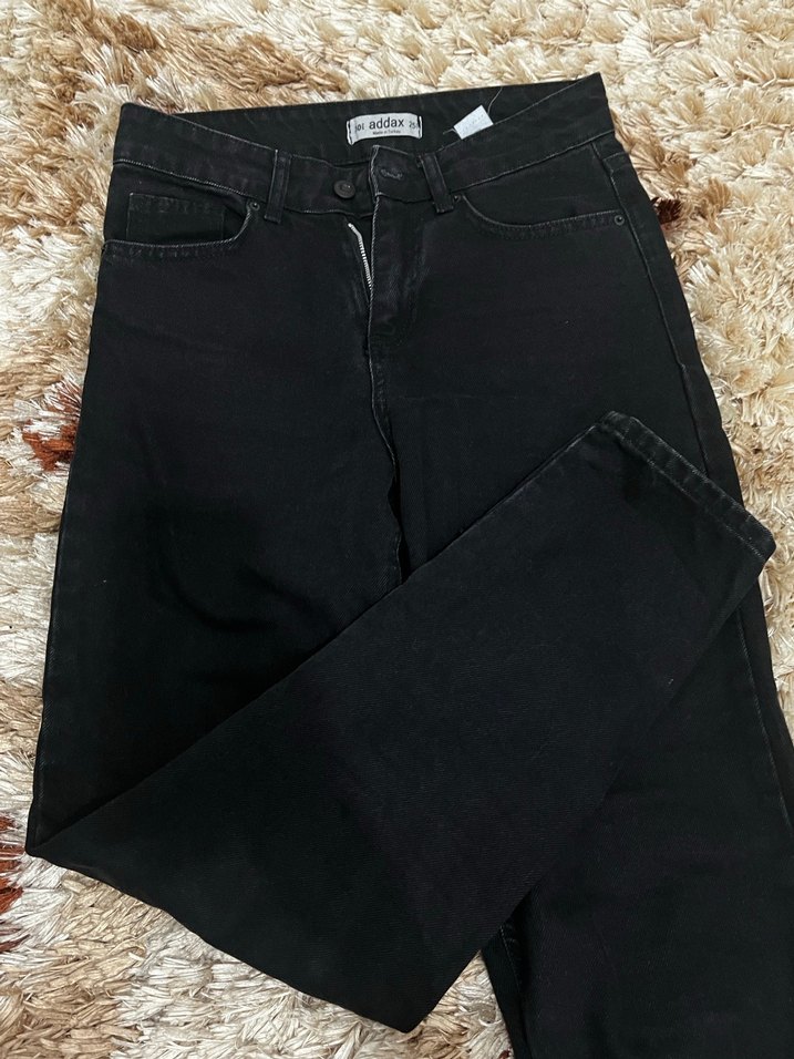 Siyah Kadın Kot Pantolon - Görsel 2