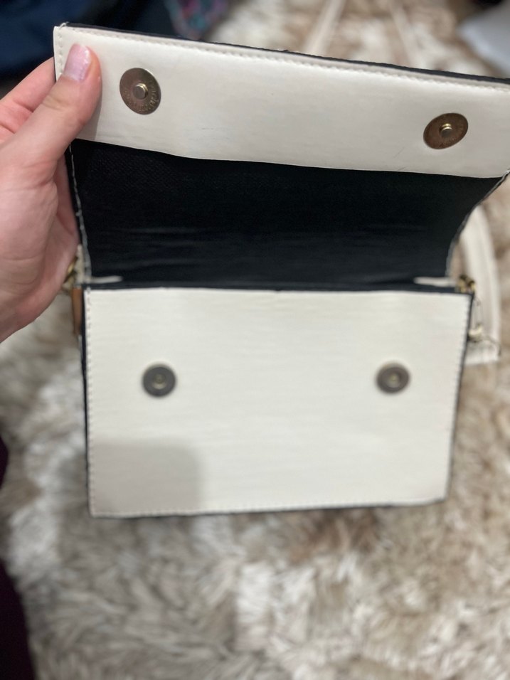 Krem Deri Kadın Omuz Çantası - Görsel 3