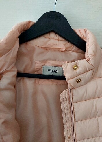 xs Beden Colins mevsimlik pembe mont