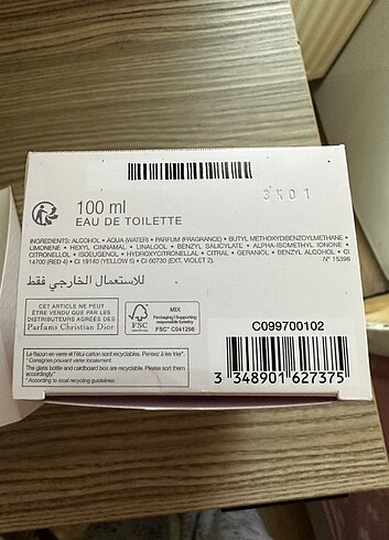 Beden Miss Dior orjinal parfüm