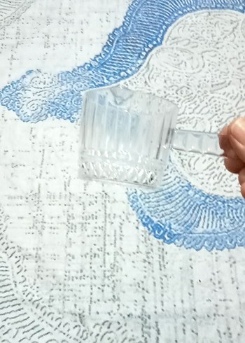 Beyaz Kulplu Şeffaf mika 6 adet - Görsel 4