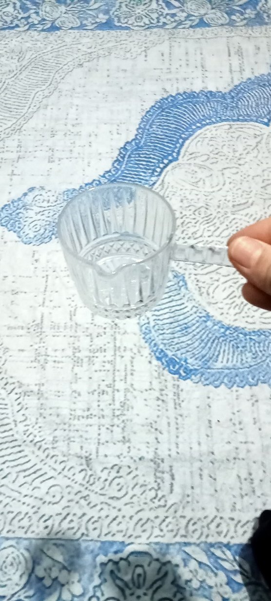 Beyaz Kulplu Şeffaf mika 6 adet - Görsel 3