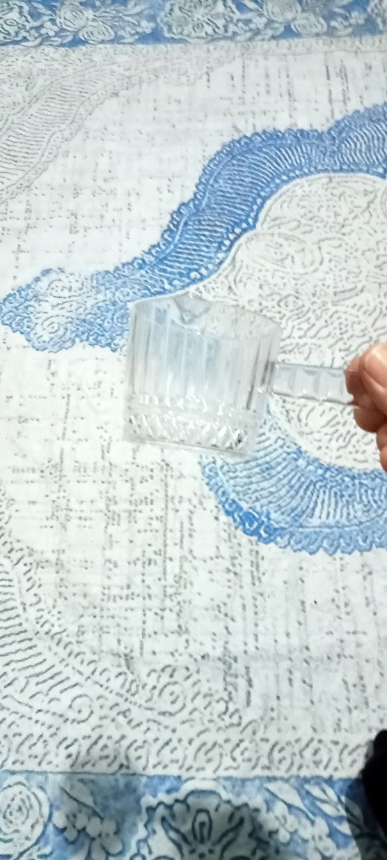 Beyaz Kulplu Şeffaf mika 6 adet - Görsel 4