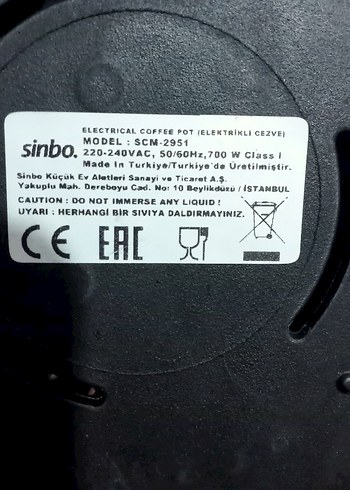 Beyaz ve Gri Elektrikli Cezve - Görsel 7