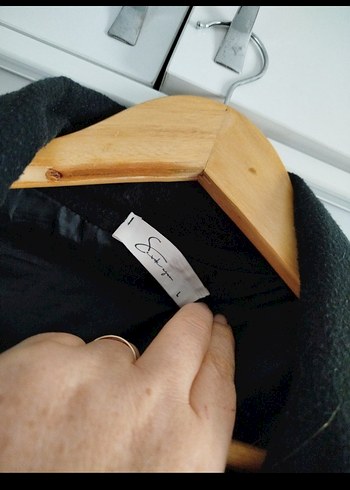 Siyah Uzun Kaban - Görsel 4