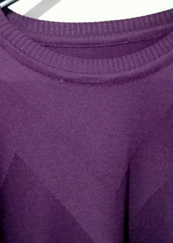 Mor Kadın Uzun Kollu  Tunik - Görsel 4