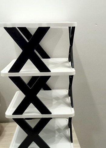 Beyaz Gri  Raf Organizer - Görsel 2